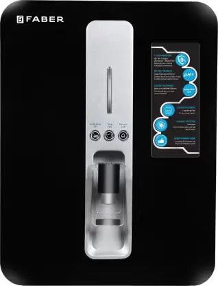 Faber FWP Neutron PRO (RO+UV+COPPER GUARD+PH ENHANCER+MINERAL FILTER) 10 L RO + UV Water Purifier  (Black) Faber FWP Neutron PRO (RO+UV+COPPER GUARD+PH ENHANCER+MINERAL FILTER) 10 L RO + UV Water Purifier  (Black)